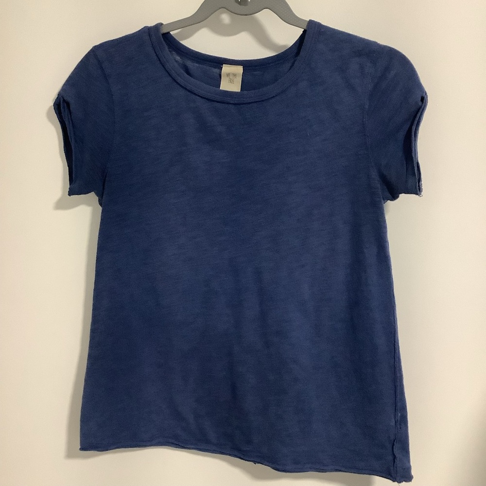 WE THE FREE Women’s Soft Blue Short Sleeve T-Shirt Size Small